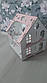 Дерев'яний ляльковий двоповерховий збірний будиночок "Зефірка" двосторонній з комплектом меблів, з дахом і з вікнами Код/Артикул, фото 2