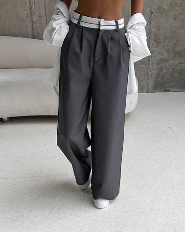 Штани жіночі палаццо костюмка 42-44, 46-48, 50-52 (3цв) "JEM WEAR" від виробника, фото 1