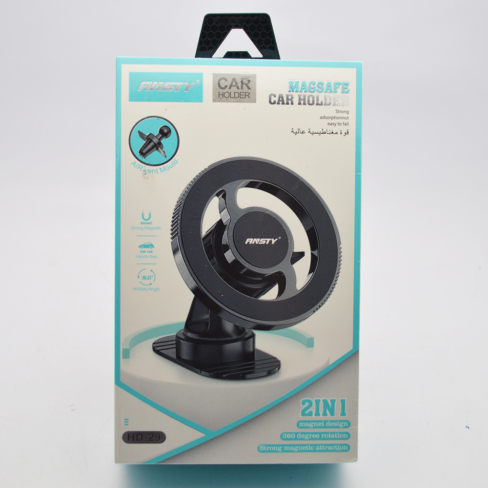 Автотримач ANSTY HD-29 Magnetic Magsafe Airvent Black