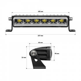 Світлодіодна фара-люстра StarLight 30watt 10-30V IP68 (lsb-30W)