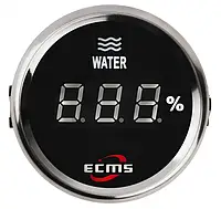 Датчик уровня воды ECMS 800-00219 цифровой, черный. Купить прибор уровня воды для лодки, авто, трактора
