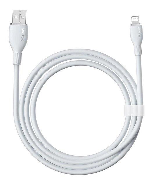 Кабель Baseus Pudding Series Lightning 2.4A (1.2m) White