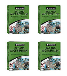 Набір 4 шт Ароматичний натуральний відлякувач гризунів і комах Yegbong у коробці 8 штук