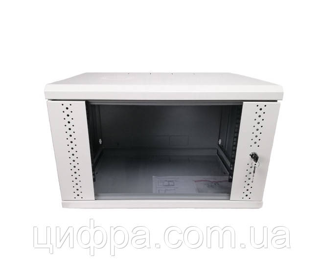 Шафа настінна 12U 600x350x637 сіра