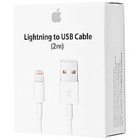 Кабель Lightning to USB Cable 2m Кабель для передачи данных iPhone Кабель для зарядки прочный