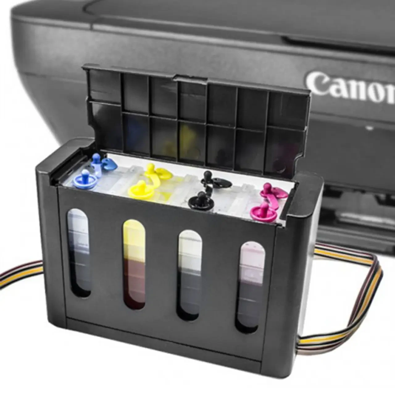 Струйный принтер Canon PIXMA E414 с бездемпферной системой непрерывной подачи чернил, Принтер со сканером - фото 6 - id-p2079180160