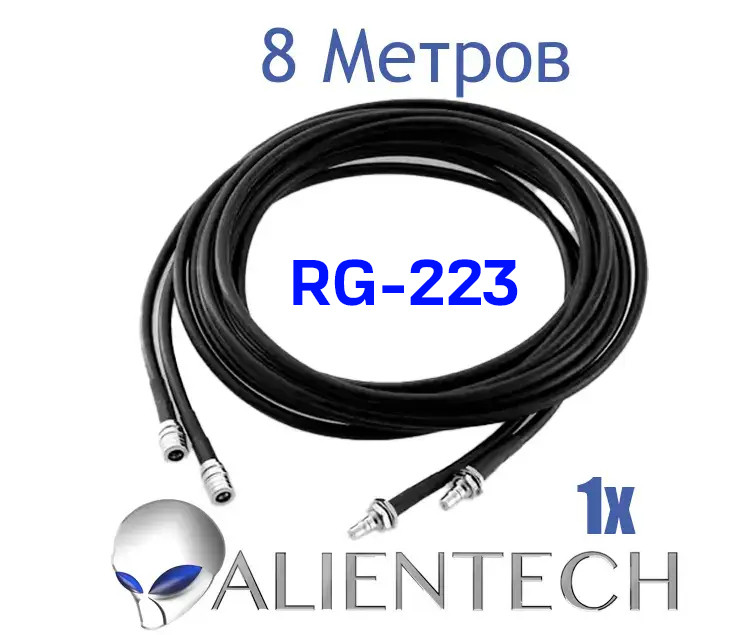 Подовжувальний коаксіальний RG-223 кабель для Alientech 8 метрів PROQMA8000QMA/RG223