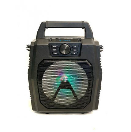 Портативна Bluetooth колонка iDance 20K-UPC (241х147х311 мм, FM, USB, світломузика) Black, фото 1