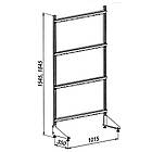 Стенд рекламний для запчастин 1800 мм, 135 ящиків, тип 3, органайзер для кріпильних матеріалів, ящики на стійці К П/С, фото 8