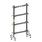 Стенд рекламний для запчастин 1800 мм, 135 ящиків, тип 3, органайзер для кріпильних матеріалів, ящики на стійці К П/С, фото 9