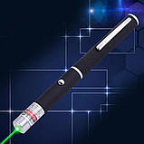 Лазери із зеленим променем лазера Green Laser Pointer | Зелені лазерні вказівки | Лазерна XA-712 указка брелок, фото 10