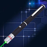 Лазери із зеленим променем лазера Green Laser Pointer | Зелені лазерні вказівки | Лазерна XA-712 указка брелок, фото 3