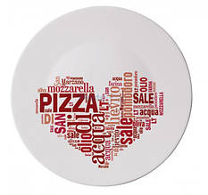 Блюдо "I LOVE PIZZ RED" для піни RONDA 33 см 419320F77321753 BORMIOLI ROCCO