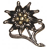 Значок шпилька металлическая Едельвейс