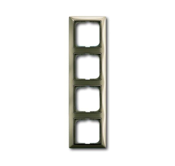 Рамка 4 посту ABB Busch Jaeger basic55 2514-99-507 бежевий мейсон (2CKA001725A1529)