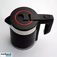 Чайник електричний KN-117 Kinelco з нержавіючої сталі(Чорні та білі), фото 6