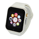 Смарт-годинник Smart Watch A1 розумний електронний зі слотом під sim-карту + карту пам'яті micro-sd. LG-420 Колір: білий, фото 10