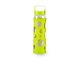 GIPFEL Пляшка для води LEVADA 700мол. Матеріал: боросилікатне скло, силікон, пластик. Колір: силікон зелений