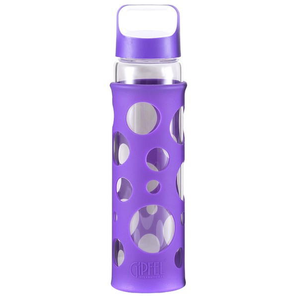 GIPFEL Пляшка для води LEVADA 700мол. Матеріал: боросилікатне скло, силікон, пластик. Колір: силікон