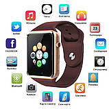 Смарт-годинник Smart Watch A1 розумний електронний зі слотом під sim-карту + карту пам'яті micro-sd. TY-573 Колір: золотий, фото 3
