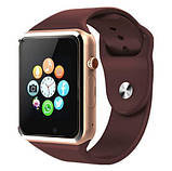 Смарт-годинник Smart Watch A1 розумний електронний зі слотом під sim-карту + карту пам'яті micro-sd. TY-573 Колір: золотий, фото 6