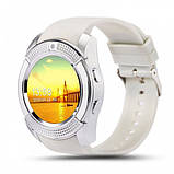 Розумний смарт-годинник Smart Watch V8. PL-715 Колір: білий, фото 6