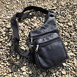Сумка через плече Месенджер / Сумка тактична наплічна / Чоловіча сумка Месенджер шкіра / Сумка EO-781 для міста, фото 6