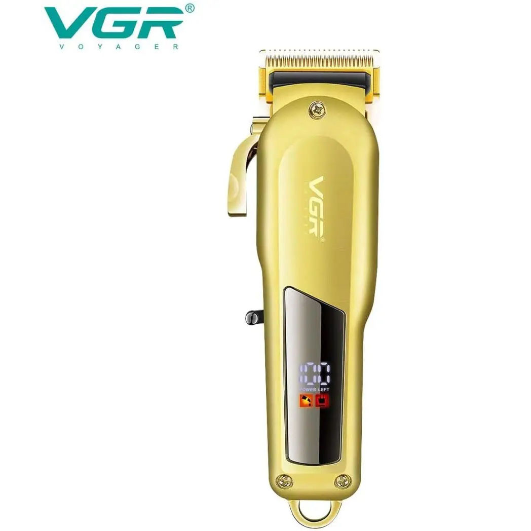 Машинка для стрижки VGR Professional Hair Clipper V-278 GOLD, домашня машинка для PT-862 стрижки волосся