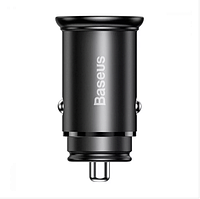 Автомобильное зарядное устройство Baseus Circular Metal PPS 30W USB black