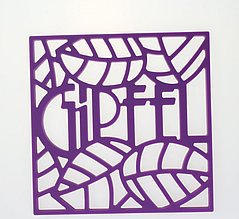 GIPFEL Підставка під гарячіше GLUM 17х17х0, 8см фіолетова Матеріал: Силікон FDA 0213 GIPFEL