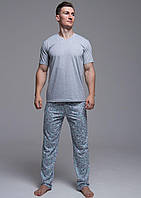 Пижама мужская футболка и штаны хлопок L