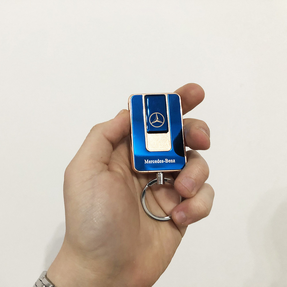 Запальничка спіральна USB-811. Mercedes. HR-653 Колір синій