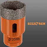 Алмазне свердло-коронка 35 мм для шліфувальної машини Bigstren (22875), фото 2