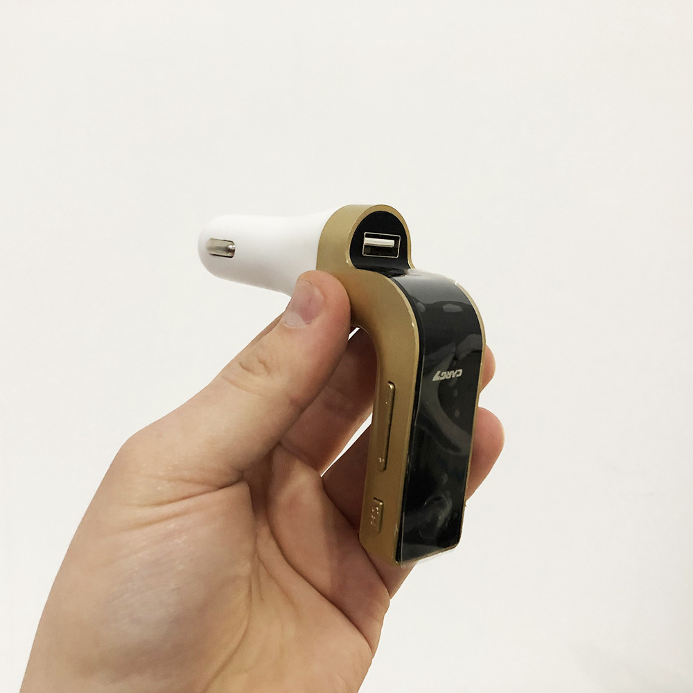 Автомобільний FM модулятор Car G7 FM Modulator Bluetooth. OA-631 Колір: золотий