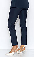 Жіночі звужені до низу брюки темно-синього кольору. Модель Adoncia Zaps. Колекція весна-літо 2024