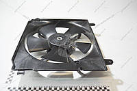 Вентилятор охлаждения радиатора Ланос 1,5-1,6 (б,с конд),Сенс 1,3 (с конд) (с кожухом) (KAP) (96259175)