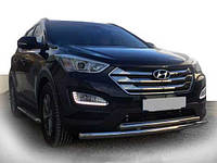 Передняя дуга ST014 (нерж.) для Hyundai Santa Fe 3 2012-2018 гг