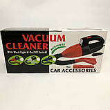 Вакуумний пилосос для автомобіля Car Vacum Cleaner | Портативний пилосос у машину | Ручний пилосос GS-959 у машину, фото 5