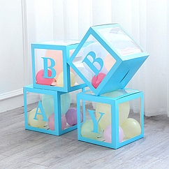 Коробки для кульок Baby 30х30 см <unk> Блакитні