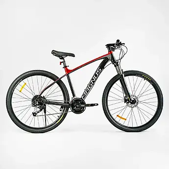 Гірський алюмінієвий велосипед Corso Magnus 29" рама 19" комплектація Shimano, 27 швидкостей, зібран на 75%