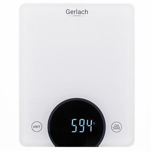Ваги кухонні Gerlach GL 3172 (до 10 кг, г, фунт, унція, мл, загартоване скло, компактні)