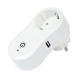 Вай-Фай розетка з USB KI-755 Wi-Fi socket, фото 6