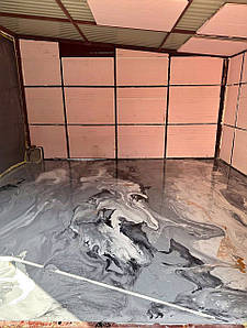 Епоксидна наливна підлога Epoxy Granitte 10 кг ефект Мрамор