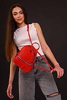 Невеликий жіночий червоний рюкзак-код 7-23 продаж