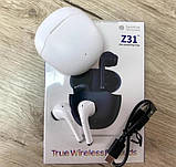 Бездротові Вакуумні Bluetooth навушники в кейсі UKC True Wireless ZS-832 Earbuds Z31, фото 5