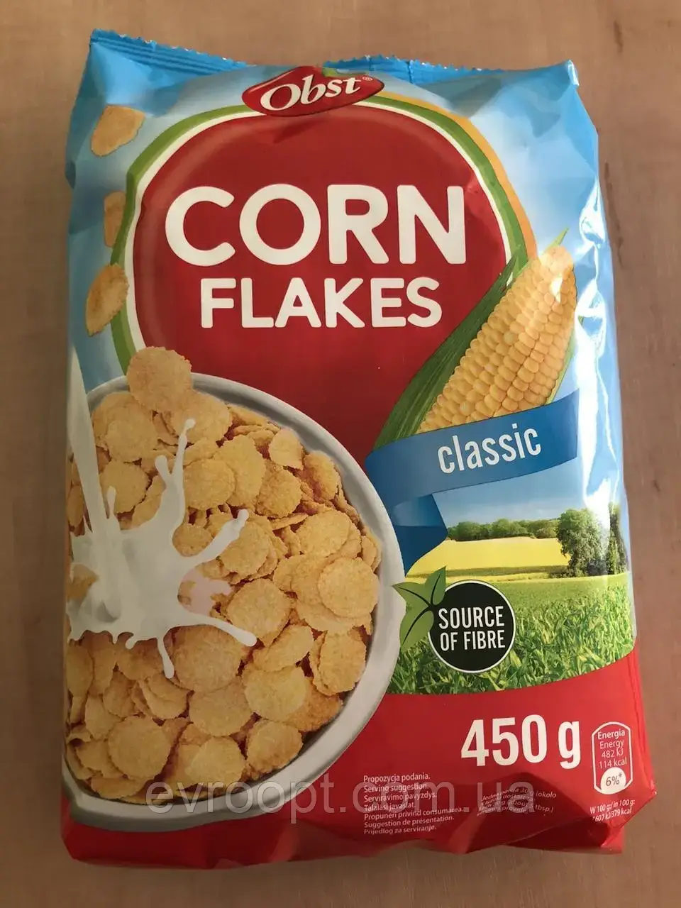 Кукурудзяні пластівці Vitanella Corn Flakes, 500 г, фото 1