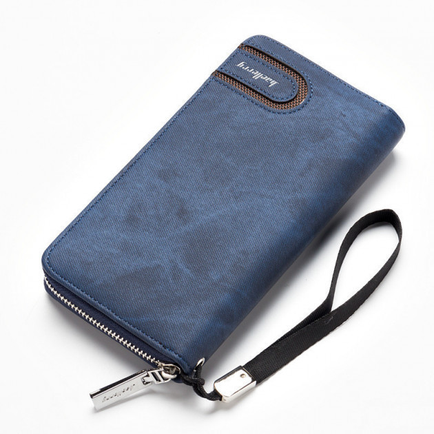 Чоловіче портмоне Baellerry Denim S1514. XV-958 Колір синій
