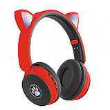 Дитячі навушники з вушками ST77, Бездротові навушники з вушками котика, UR-699 Дитячі навушники, фото 5