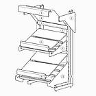 Овочевий стелаж 1900х950 мм ТИП 4, приставний стелаж торговий, стелаж під пластикові ящики, стелажі торгові, фото 7