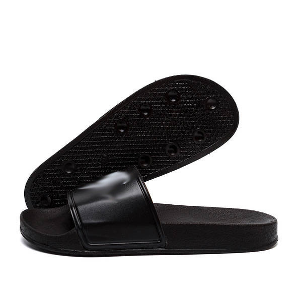 Чоловічі  літні шльопанці black